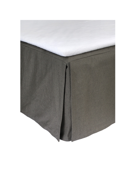 Sängynpäällinen 'Weeknight' 120x220x52 - Tumma harmaa