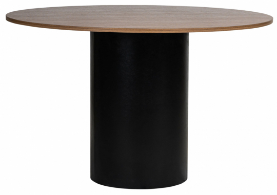 Ruokapöytä 'Rounded' Pyöreä 120cm - Pähkinä