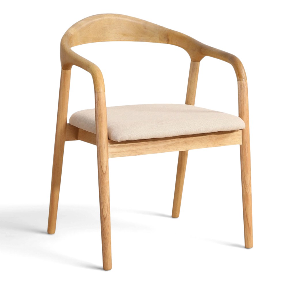 Käsinojatuoli 'Aspa' - Luonnonväri/beige