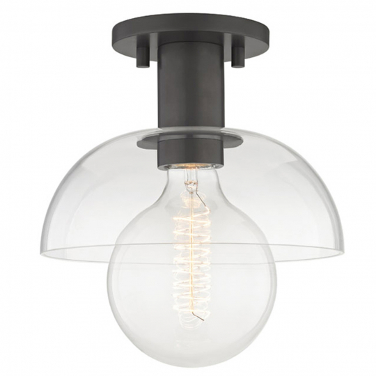 Kattovalaisin 'Glass Shade' - Musta