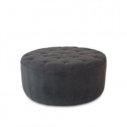 Puff 'Dimple' Pyöreä 84cm - Harmaa