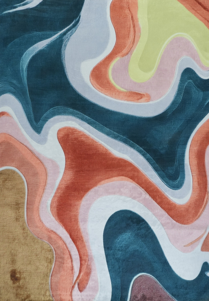 Matto 'Seleren' - Monivärinen