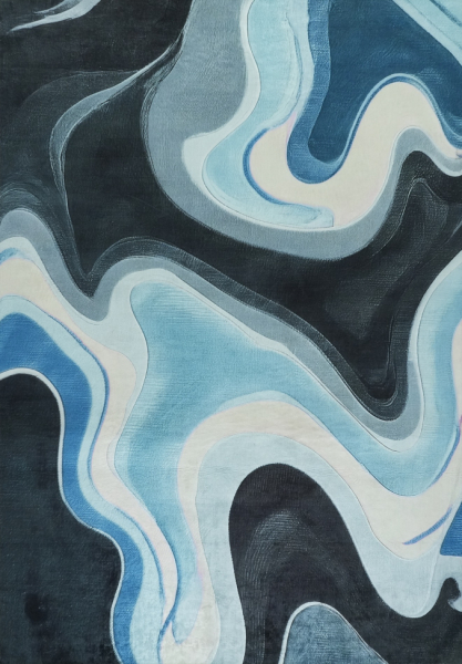 Matto 'Seleren' - Sininen/Monivärinen