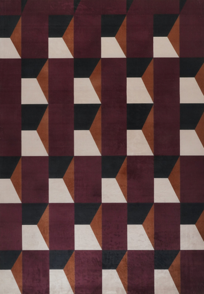 Matto 'Valora' - Punainen/Violetti