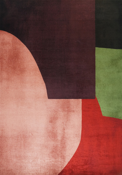 Matto 'Savelle' 200x280 cm - Punainen/Monivärinen