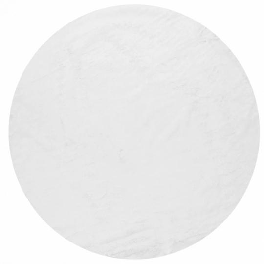 Pyöreä matto 'Aranga Super Soft' 80cm - Valkoinen