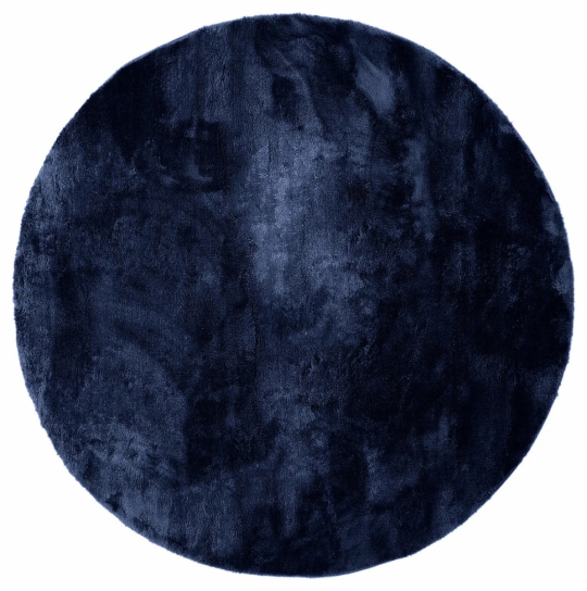 Pyöreä matto 'Aranga Super Soft' 200cm - Tummansininen