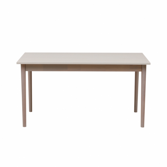 Ruokapöytä 'Fager' 135cm - Valkopigmentoitu