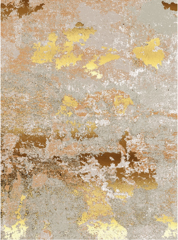Wiltonmatto 'Elena' 240x340cm - Beige/Kulta