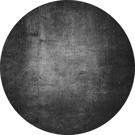 Pyöreä matto 'Serifos' 160cm - Tummanharmaa
