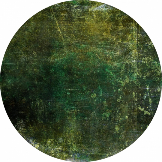 Pyöreä matto 'Estrada' 120cm - Vihreä