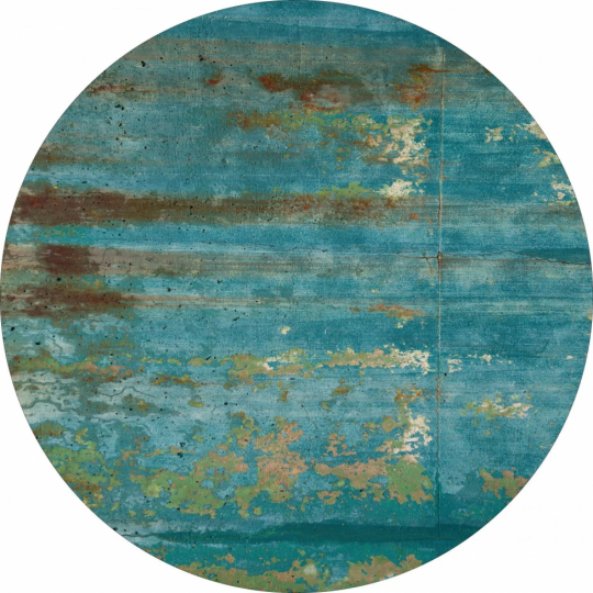 Pyöreä matto 'Domont' 120cm - Turkoosi