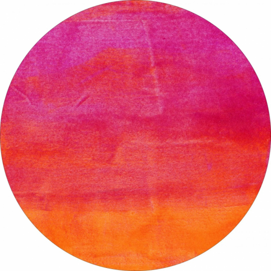 Pyöreä matto 'Moura' 120cm - Monivärinen