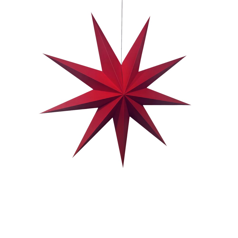 Adventtit&auml;hti 'Vintergatan' 118cm - Punainen