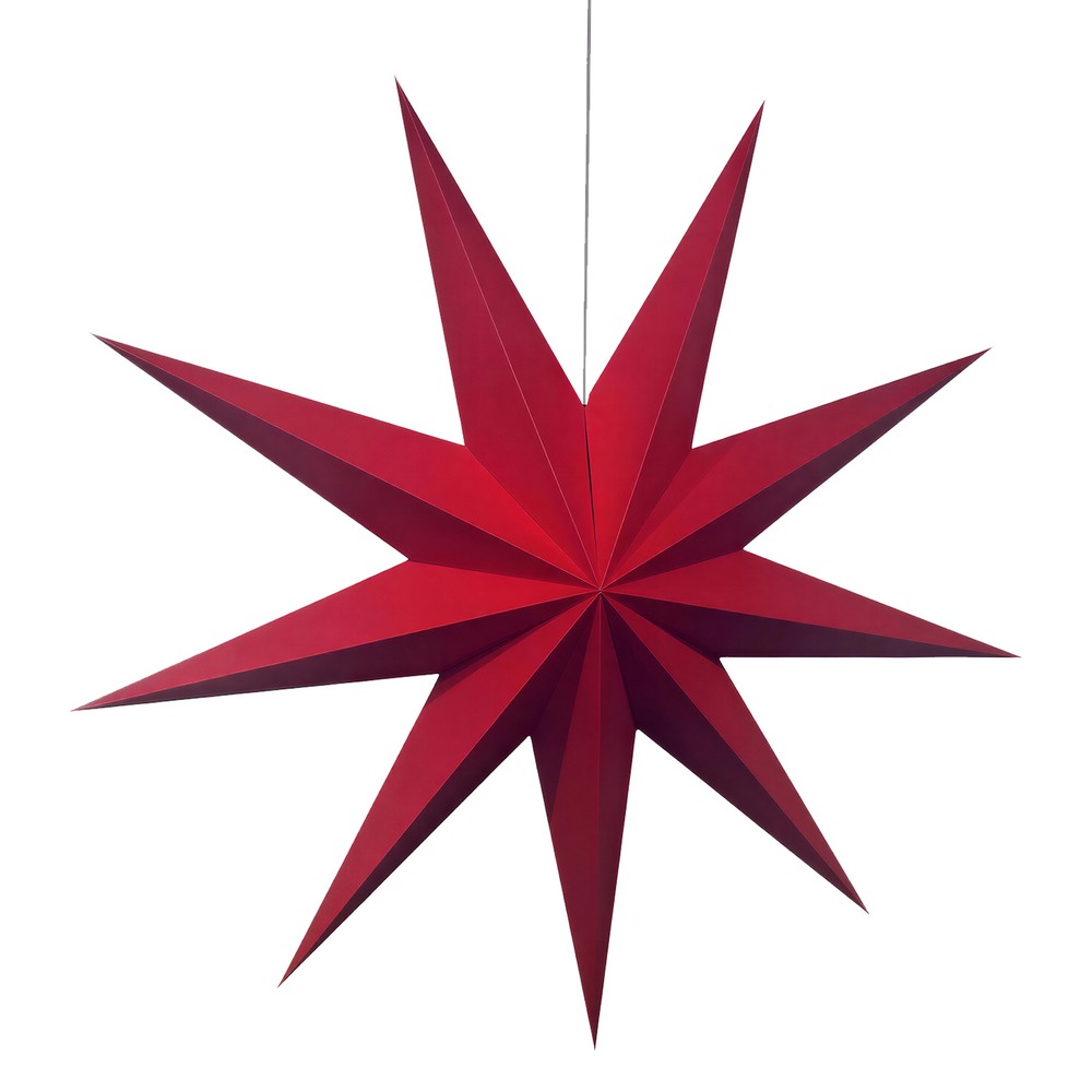 Adventtit&auml;hti 'Vintergatan' 118cm - Punainen