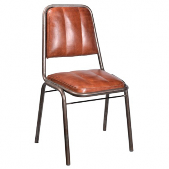 Tuoli 'Brooke' - Vintage/Nahka