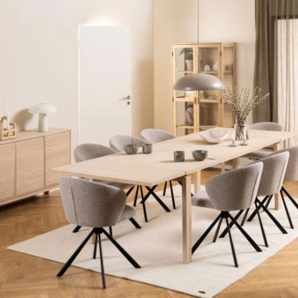 Ruokap&ouml;yt&auml; 'Hudiksvall' 200cm- Luonnonv&auml;rinen