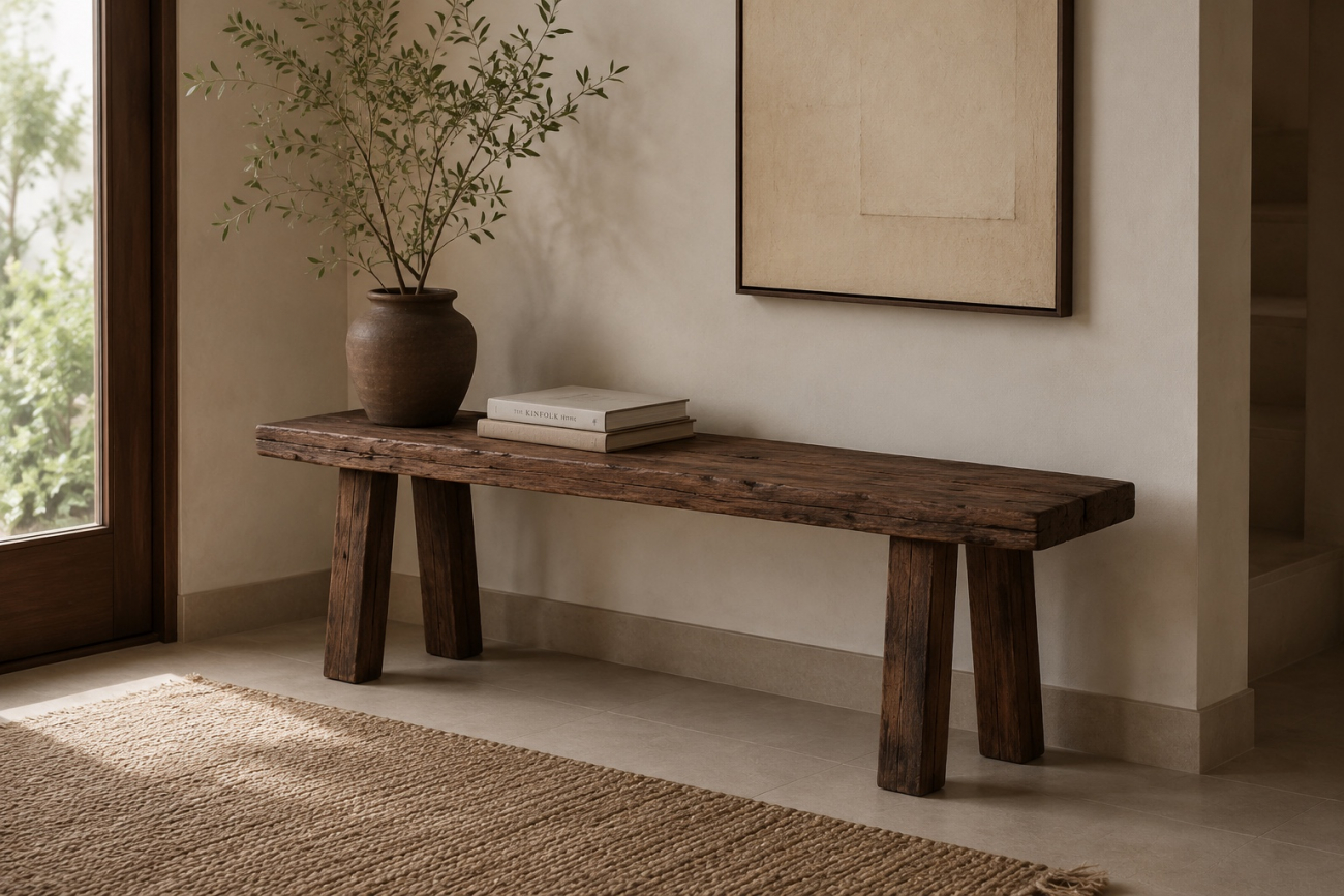 Penkki 'Birka' 120x45cm - Vintage