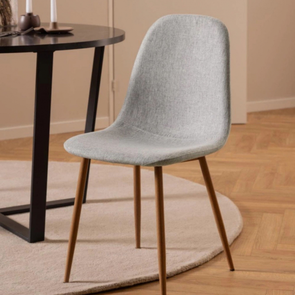 Tuoli 'Gal' - Harmaa/Luonnonv&auml;rinen