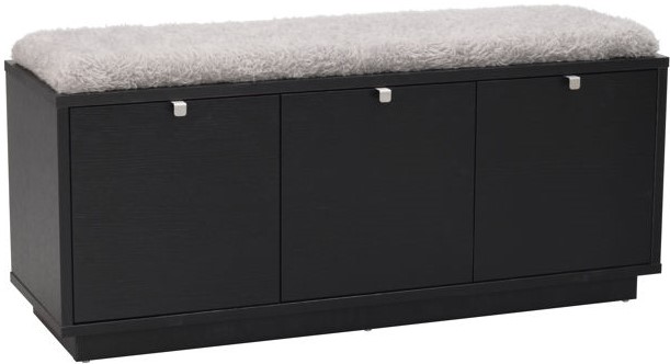 Penkkipöytä 'Confetti' 106cm - Musta/Harmaa