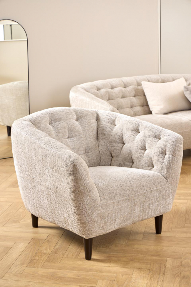 Nojatuoli 'Ria' - Vaalean Beige