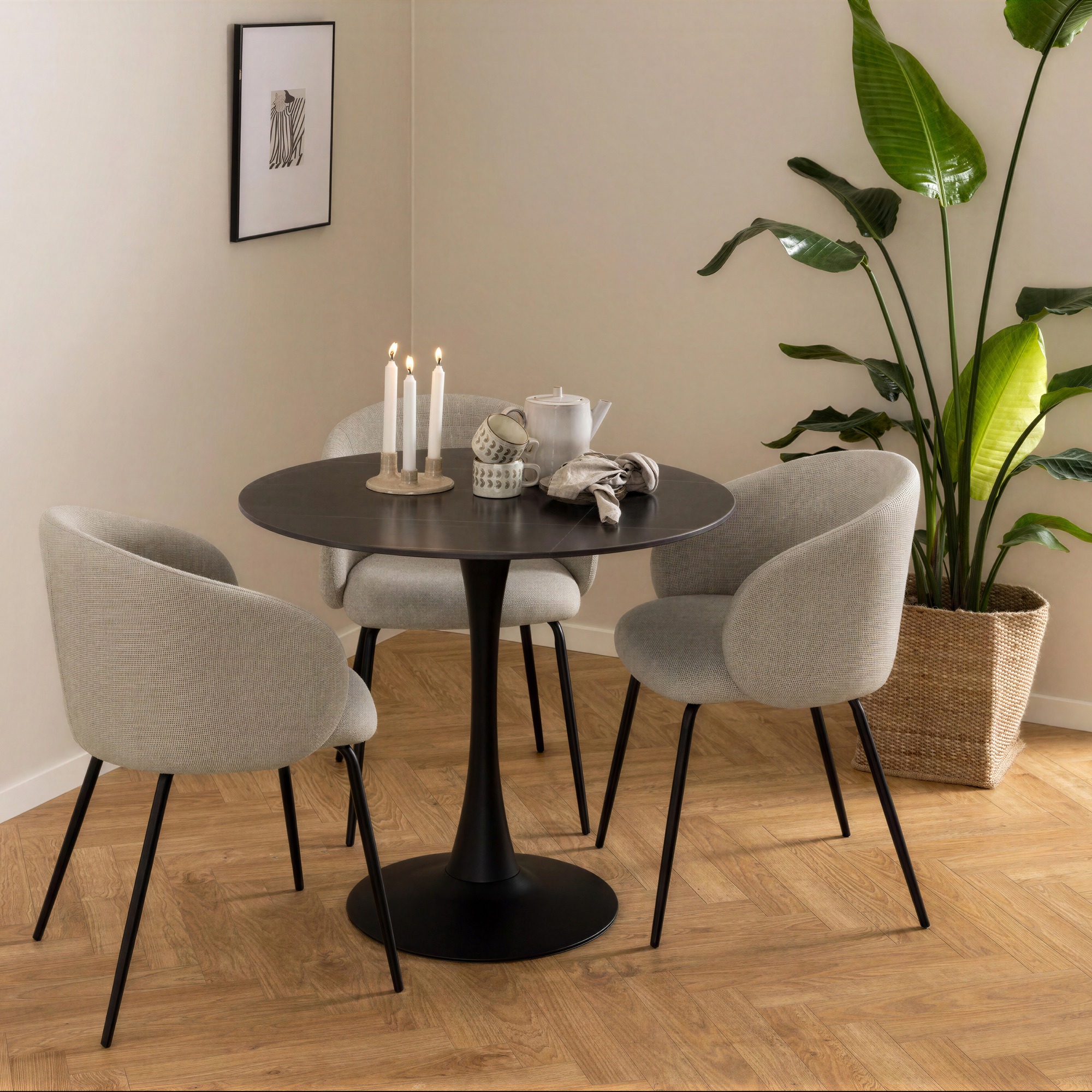 Tuoli 'Leksand' - Beige