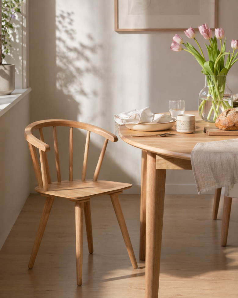 Tuoli 'Astrid' - Valkopigmentoitu