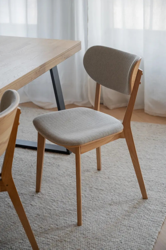 Tuoli 'Kato' - Harmaa/beige