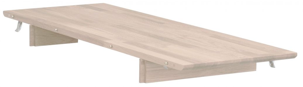 Lisälevy 'Filippa' 40x105cm - Valkopigmentoitu Tammi