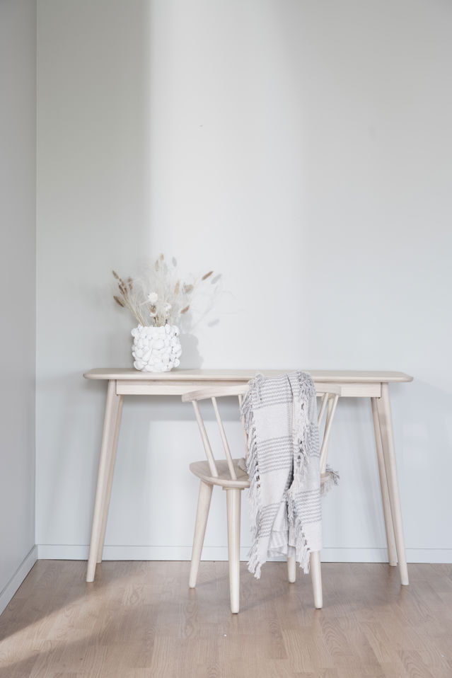 Lisätaulu 'Yumi' 120x40cm - Valkopigmentoitu tammi