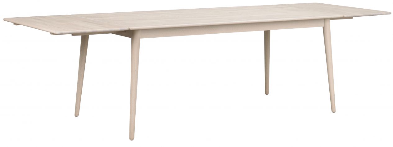 Ruokapöytä 'Tyler' 180x90cm - Valkopigmentoitu Tammi