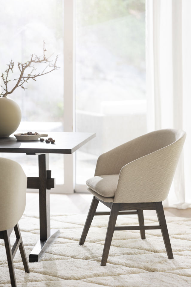 Karmstol 'Windham' - Beige/Ruskea
