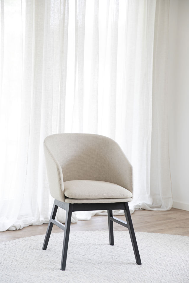 Karmstol 'Windham' - Beige/Musta