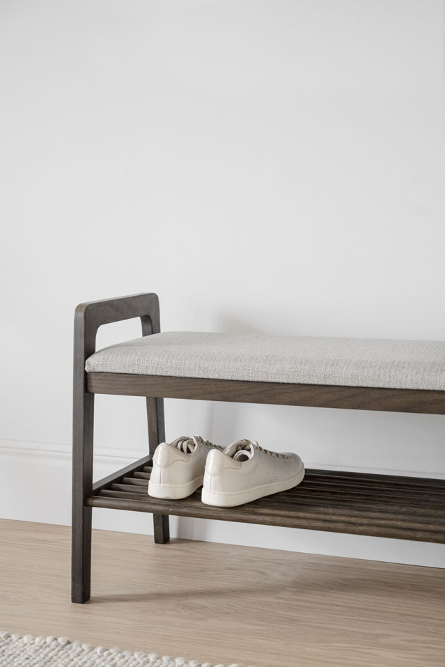 Bänk 'Inverness' - Ruskea/Beige