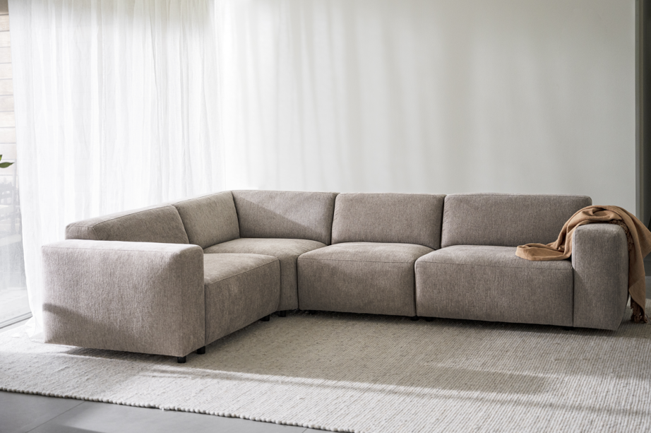 2-istuttava kulmasohva 'Willard' - Beige