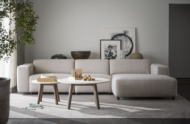 4-istuttava sohva 'Willard' Schäslong H - Vaaleanbeige
