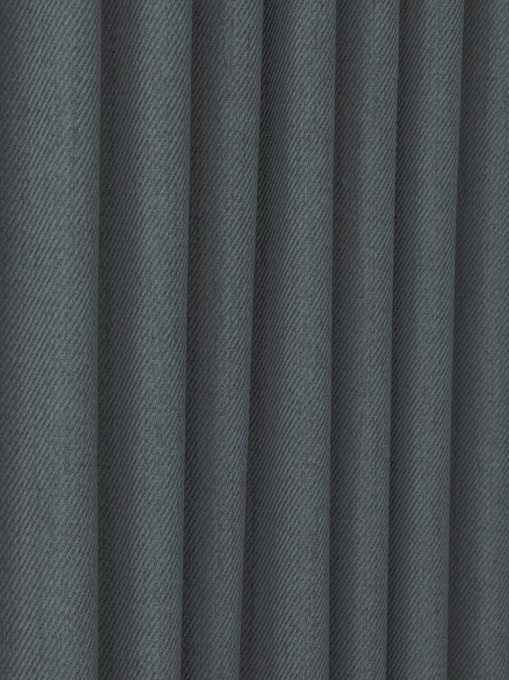2-pack Verho 'Greenwich' 140x280 - Tummanharmaa
