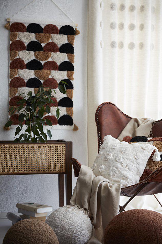 Verho 'Pom' 140x280 - Offwhite