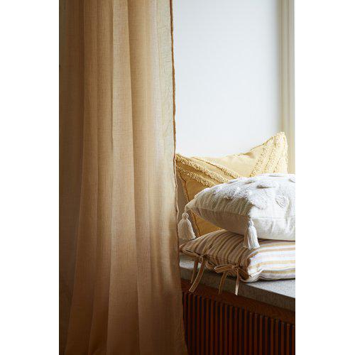 Tyynynpäällinen 'Pom' 45x45 - Valkoinen