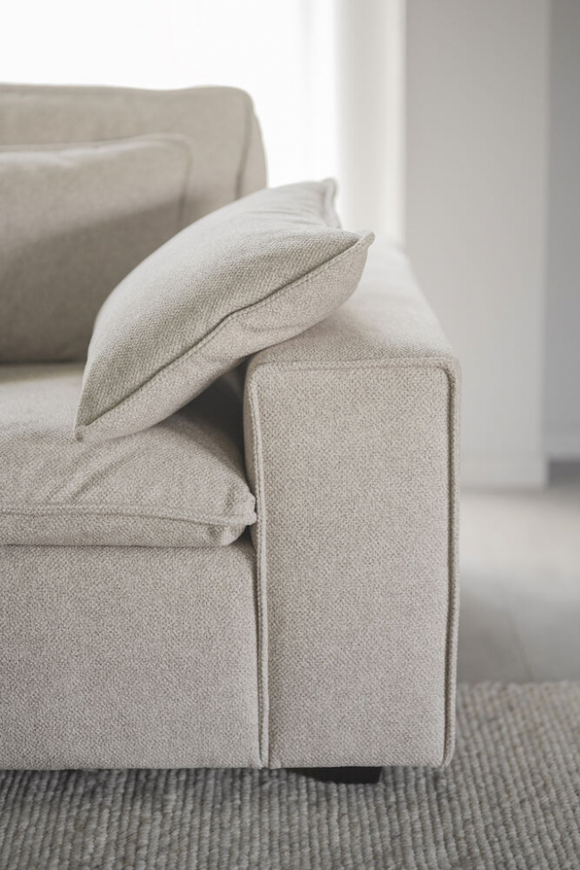 Sohva 'Rawlins' 3-istuttava 226cm - Beige