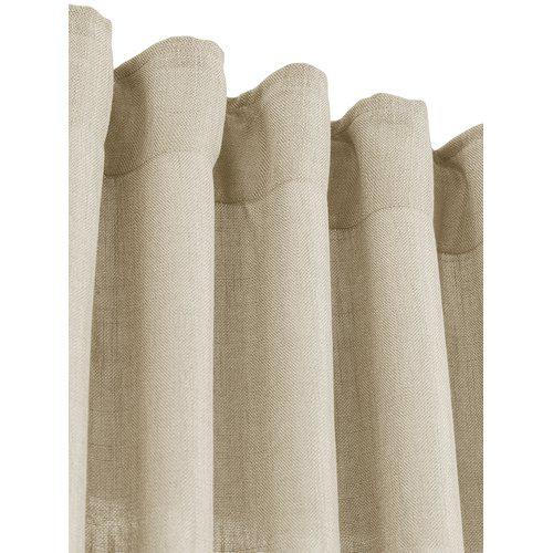 2-pakkaus Verho 'Cecil' 145x260 - Beige