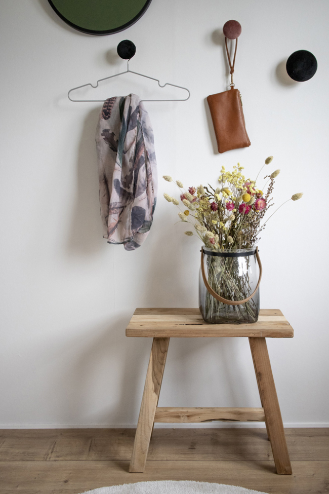 Puupenkki 'Barcelona' 50x25cm - Teak
