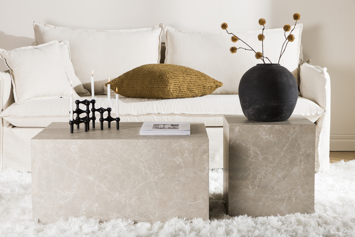 Pöytä 'Ydre' 60x80 - Beige