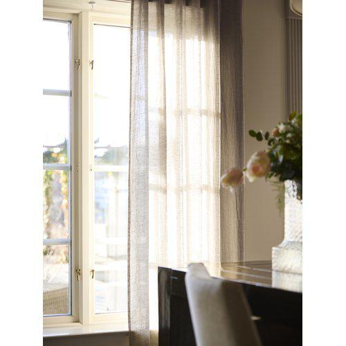 Verho 'Edith' 2-pakkaus 140x280 - Beige