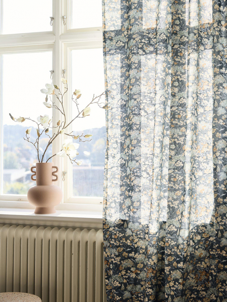 2-pack Verho 'Äng' 135x280cm - Sininen