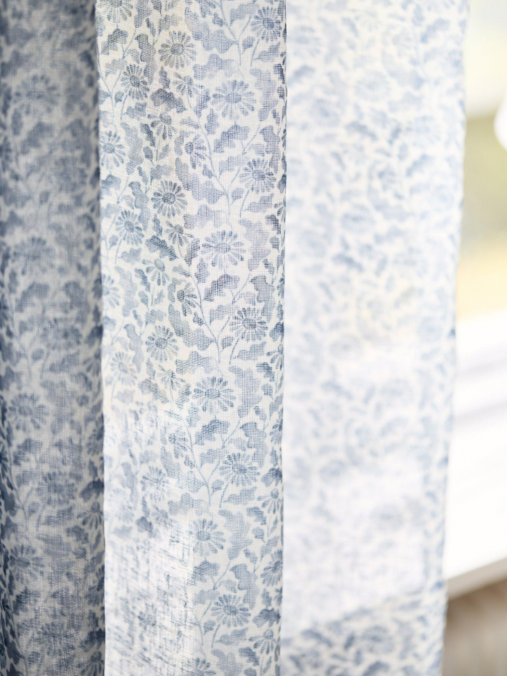 2-pack Verho 'Filippa' 140x280cm - Sininen