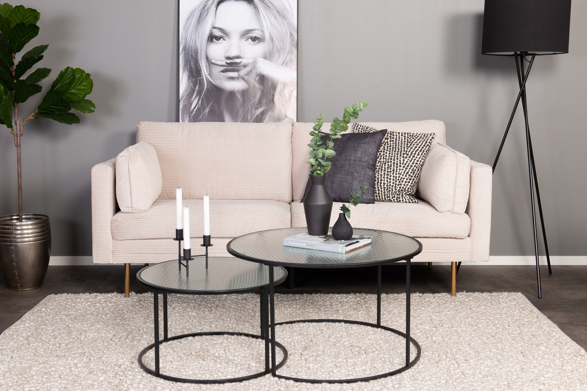 Sohva 'Bjelland' 3-istuttava - Beige