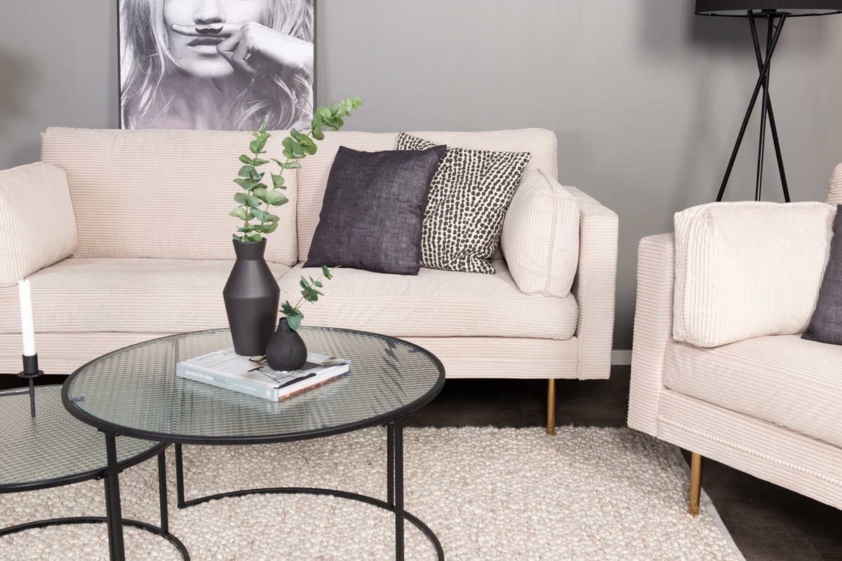 Sohva 'Bjelland' 3-istuttava - Beige