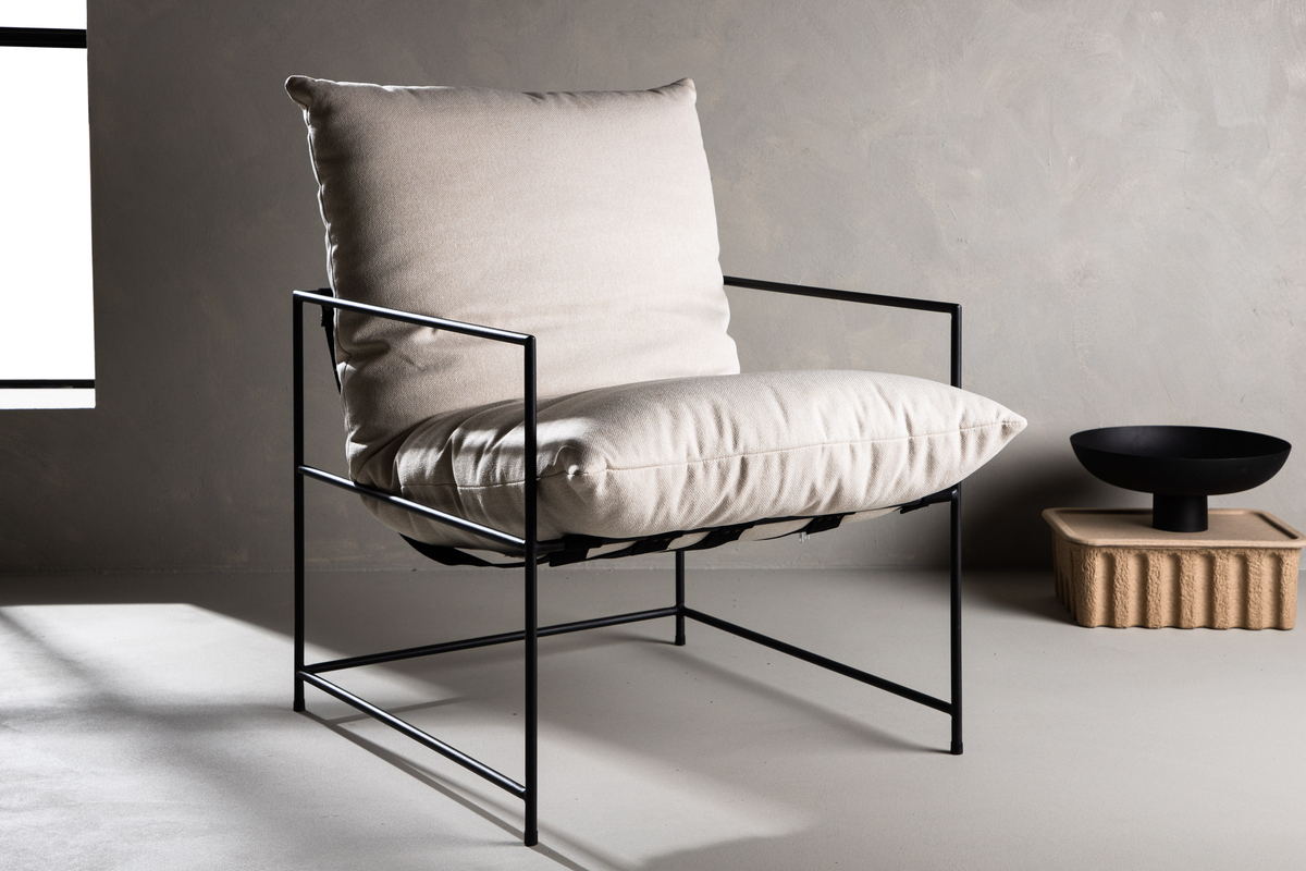 Nojatuoli 'Birgit' - Beige