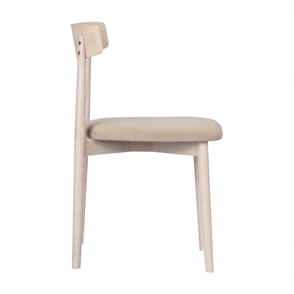 Tuoli 'Ystad' - Valkoinen tammi/Beige